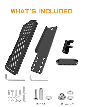 Amazon.com: Dead Pedal for Jeep 4xe, Aluminum Gladiator Dead